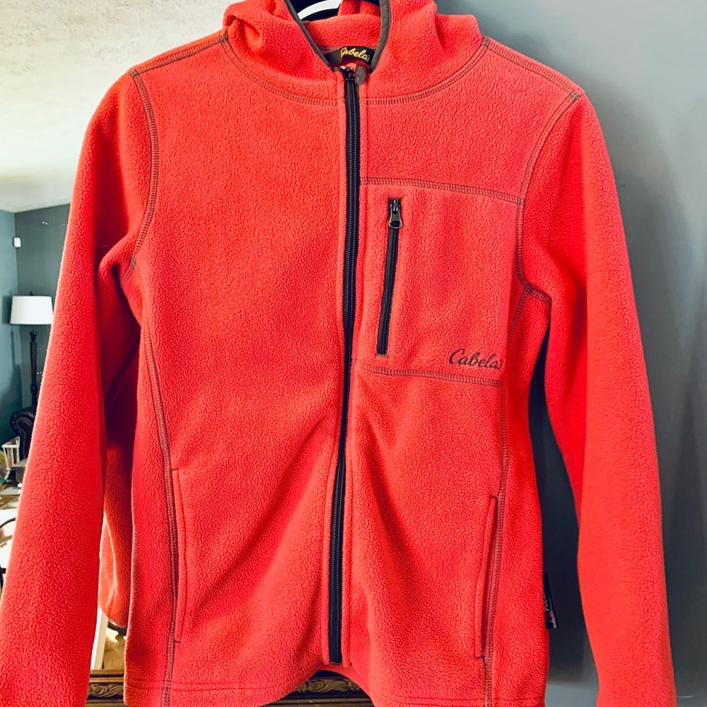CABELAS Polartec Fleece Zip Up Hoodie